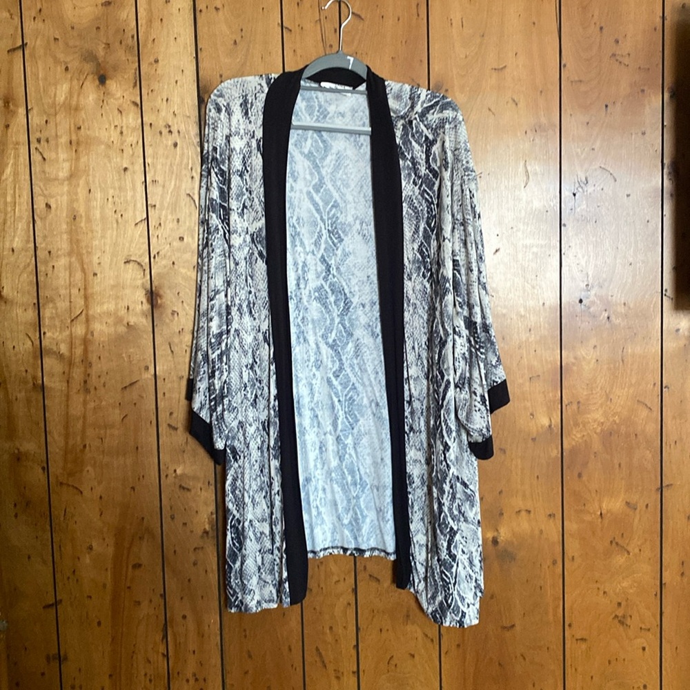 Brand new Zenana snake print cardigan